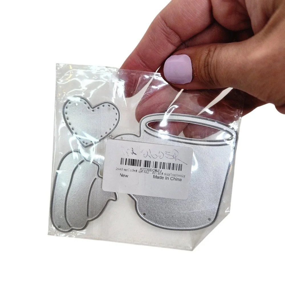 Tea Coffee Cup Teapot Metal Cutting Dies Lot Scrapbook Cardmaking Craft Set